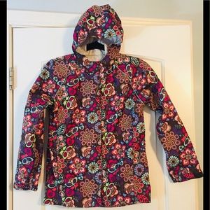 REI Girls medium nylon raincoat